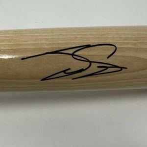 Tyler Soderstrom Athletics Autographed Blonde Rawlings Pro Bat Dual Cert Fanatic - Picture 1 of 6