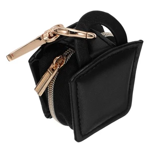  Mini Reise Schmuckkästchen: Reißverschluss Schmuckbeutel mit Schlüsselanhänger - tragbar - Bild 1 von 18