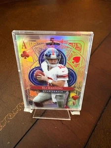 2024 WILD CARD 5 CARD DRAW ELI MANNING SILVER AS CARD #D 2/2 GIGANTES DE NUEVA YORK - Imagen 1 de 2
