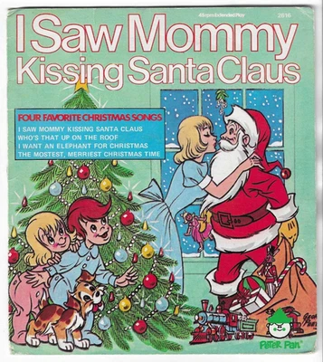 FOUR CHILDREN'S CHRISTMAS SONGS - 1960s 7" 45rpm VINYL RECORD w/PICTURE SLEEVE - Image 1 of 2