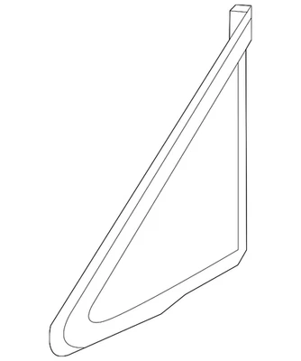 Vidrio de ventilación genuino Nissan 76820-1JA0B Foto 1 de 2