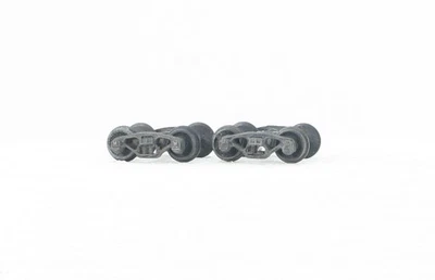 HO Scale Bettendorf Freight Trucks Diecast Sprung Blackened Brass Wheels #65 - Image 1 of 3