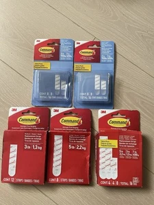 Lots 3M Command Assorted Replacement Strips - Picture 1 of 1