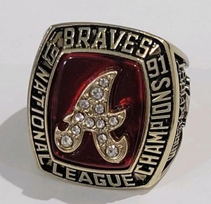1991 Atlanta Braves National League Champions Braves Replica Ring - Bild 1 von 5