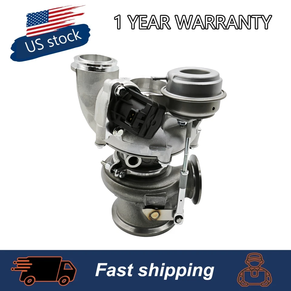 Turbocompresor para BMW 550i 650i 750i X5 X6 xDrive N63 motor 4,4 L V8 11657576985 Foto 1 de 4