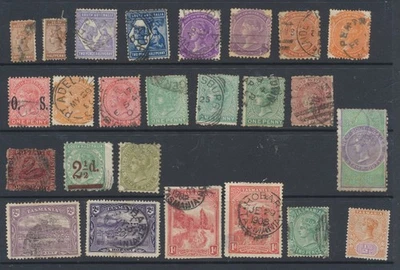 South Australia; Western Australia; Tasmania Stamps 1863-1900 - CV £92.25 - Image 1 of 4