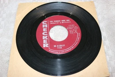 BO DIDDLEY - "500 ПРОЦЕНТОВ БОЛЬШЕ ЧЕЛОВЕК" 45 ОБ/МИН, ШАШКА 1123, 1965, ОТЛИЧНОЕ - Изображение 1 из 2