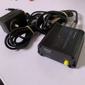 ISK SPM001 Amp Phantom Power Supply For Condenser Microphone - Picture 1 of 12