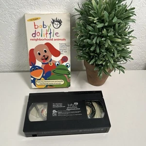 Baby Dolittle Neighborhood Animals VHS 2001 Children’s Video Educational Movie - Imagen 1 de 7