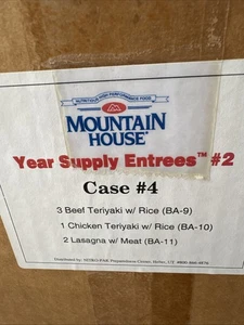 Mountain House Astuccio da 6 Lattine Liofilizzate 3 Gusti Alimentazione Alimentare di Emergenza - Foto 1 di 3