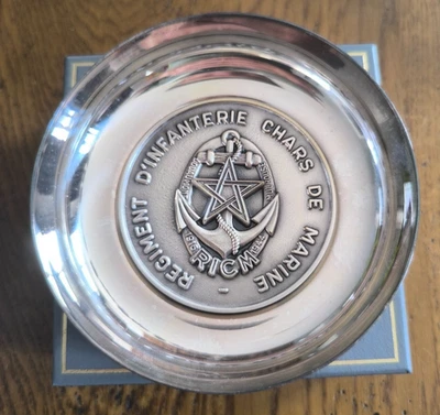 Coupelle Militaire RICM Régiment Infanterie Chars de Marine  /I1576 - Photo 1/2