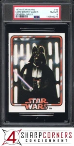 1978 STAR WARS GENERAL MILLS #15 LORD DARTH VADER PSA 8 - Picture 1 of 3