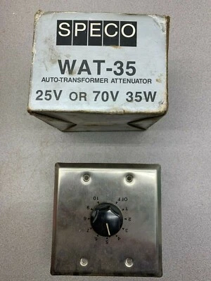 NEW IN BOX SPECO AUTOTRANSFORMER  WAT-35 - Image 1 of 3