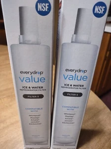 (2)Everydrop VALUE EVFILTER5 Ice And Water Refrigerator Filter 5 - Picture 1 of 4