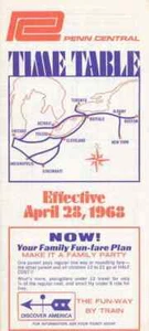 Penn Central 1968 horario de pasajeros envío gratuito - Imagen 1 de 1