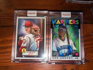 Topps Project70 Shohei Ohtani & Ken Griffey Jr by Alex Pardee - Picture 1 of 1