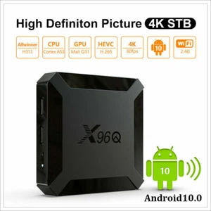 X96Q 2GB+16GB Android 10 TV Box Allwinner H313 HD Reproductor multimedia Red WIFI HDMI - Imagen 1 de 12