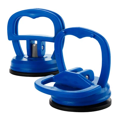 2x Mini-Saugheber Vakuum-Heber Sauggriff Glasheber Gummisauger Saugnapf-Halter - Bild 1 von 4