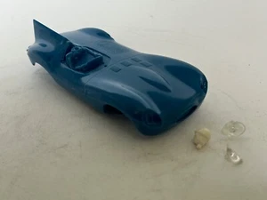 Strombecker Jaguar D-Type (Blue) 1/32 scale slot car body kit NOS - Picture 1 of 8