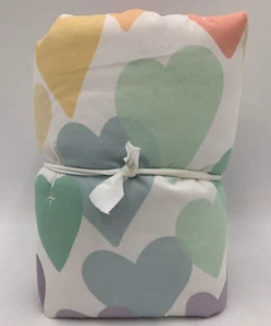 Pottery Barn Kids Evie Rainbow Heart Dream Puff Sham Euro Multi #9871A - Picture 1 of 4