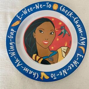 Vintage 90s Disney Pocahontas Selandia Collectible Plastic Plate