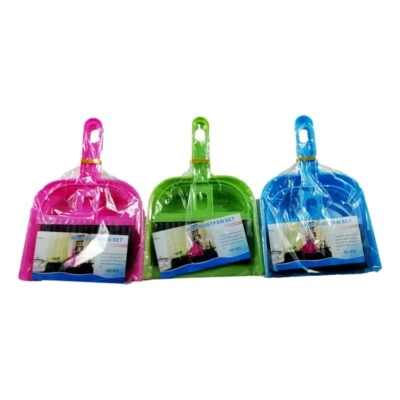 Mini sweeper + plastic shovel 18 x 14 cm picker Miettes 3 colors - Image 1 of 4
