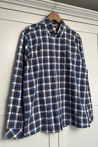 Mens Carhartt Danford Button Down Long Sleeve Shirt Checked Cotton Sz Large - Picture 1 of 8
