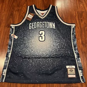 Mitchell & Ness Men’s Allen Iverson Georgetown Gradient Swingman Jersey 3XL XXXL - Picture 1 of 10