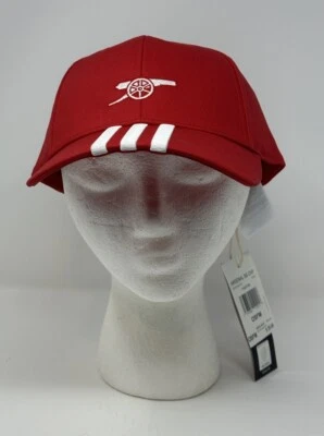 Adidas 2024-25 Arsenal Home Baseball Cap IZ4387 Red White Unisex Strapback NWT - Image 1 of 4