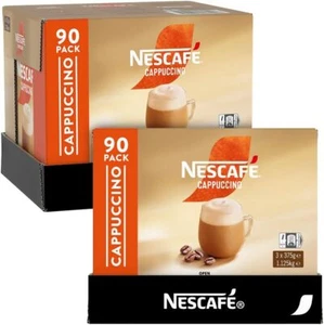 Instant Cappuccino Coffee Sachets 90 Pack (3x30) Bulk Buy - Picture 1 of 5
