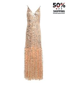 RRP €255 ANIYE BY Tulle Maxi Trumpet Gown Size XS Sequin Gathered Fully Lined
