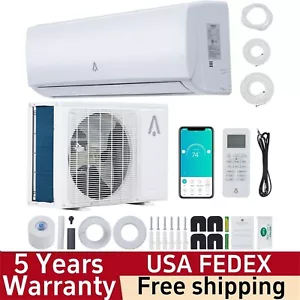 🔃19 Seer2 Air Conditioner 9000Btu Ductless Mini Split Ac/Heating System 230V US - Picture 1 of 15