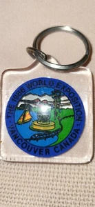 World's Fair Expo 86, Vancouver, Key Ring,  Vintage New, Great Condition, Nice! - Picture 1 of 6