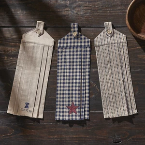 My Country Button Loop Tea Towel Set of 3 - Picture 1 of 8