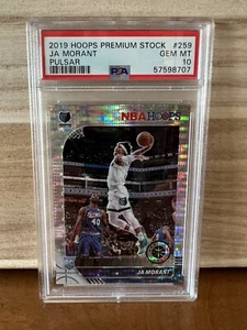 💎2019-20 NBA Hoops Premium Stock Pulsar Prizm Ja Morant #259 RC Rookie PSA 10🔥 - Picture 1 of 2