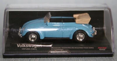 НОВЫЙ RAY 48481 МАСШТАБ 1:43 1951 VOLKSWAGEN BEETLE 1200 КАБРИОЛЕТ В СИНЕЙ КОРОБКЕ - Изображение 1 из 4