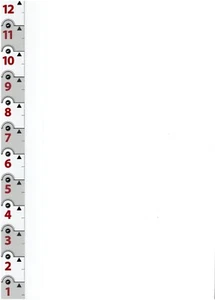 Games Workshop 12 Inch Clear Plastic Ruler - Bild 1 von 1