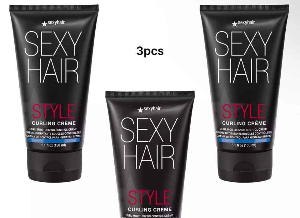 Sexy Hair Style крем для завивки завивки завивки увлажняющий контроль крем 5,1 унц (3PACK) - Изображение 1 из 1