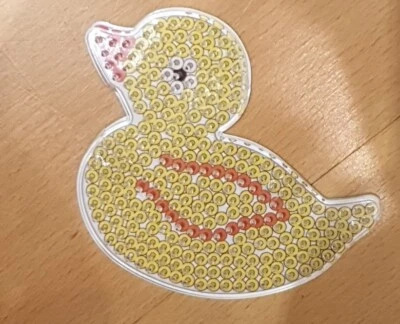 BÜGELPERLEN STECKPLATTE / STIFTPLATTE "ENTE"!  - Bild 1 von 2