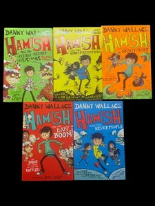 Hamish Series by Danny Wallace Christmas Gravity Burp Baby Boom, Set of 5 - Picture 1 of 7