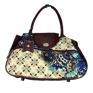 Disney Alice In Wonderland Small Duffle Bag Travel Purple Multicolor - Picture 1 of 16