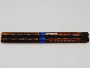 2 PHYSICIANS FORMULA SHIMMER STRIPS EYE ENHANCING EYELINER BLUE EYES BROWN CASE - Picture 1 of 2