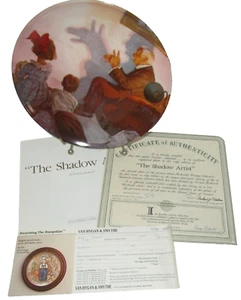 Norman Rockwell Collector Plate Limited Edition "THE SHADOW ARTIST" 1987 - Picture 1 of 3