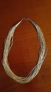 Silberkette, Perlen und Stranden - Bild 1 von 1