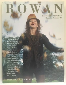 Rowan Knitting Magazine #40 Martin Storey Kaffe Fassett Lois Daykin - 49 Designs - Picture 1 of 11