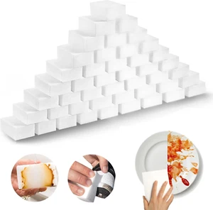 50 Pack Magic Cleaning Sponges Eraser,Multi-Functional Premium Melamine Sponge F - Picture 1 of 12