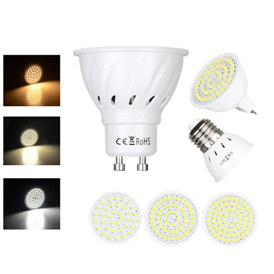 LED Spotlight Bulb GU10 MR16 E27 2835 SMD 220V 240V Replace 35W Halogen Lamp - Image 1 of 4