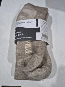 United By Blue Bison Sock, Bison Down & Wool NEW! Small Men’s Natural - Picture 1 of 2