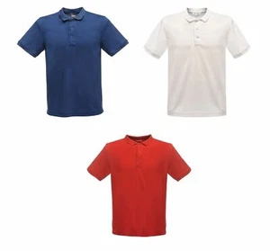 Men's Regatta Stud Coolweave Polyester Gent's Quick Dry Wicking Polo Shirt TRS14 - Picture 1 of 4