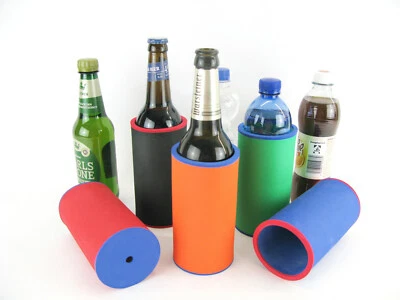 ASIAHOUSE24 5er Set Flaschenkühler 0,5l - Flaschenkühler bunter Mix - Neoprenkühler